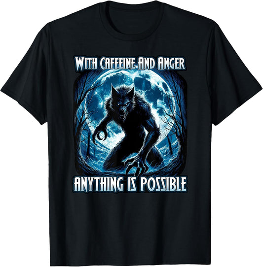 Funny alpha wolf meme werewolf cringe brainrot gag