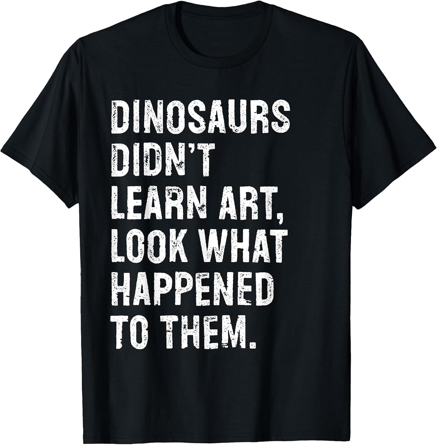 Funny Art Teacher Dinosaurs Typography Gifts