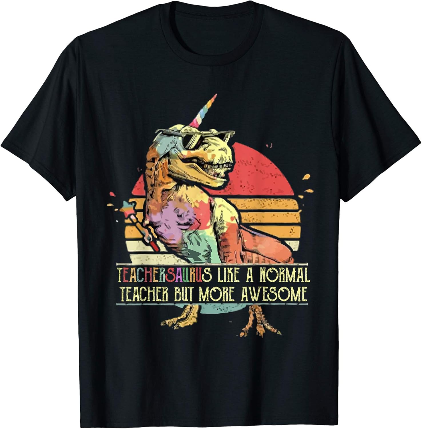 Teachersaurus Teacher T-Rex By Merch