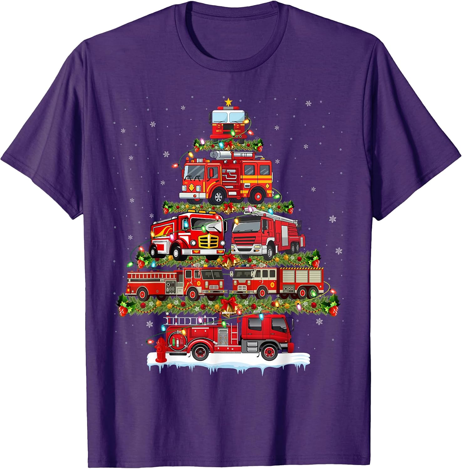Fire Truck Christmas Tree Outfits