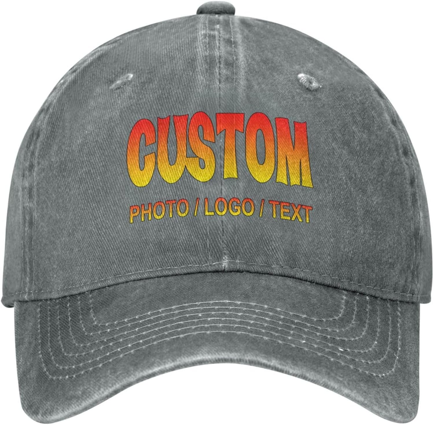 Custom Baseball Cap Personalized Adjustable Soft Cotton Cowboy Hat Dad Hats Gifts for Men & Women