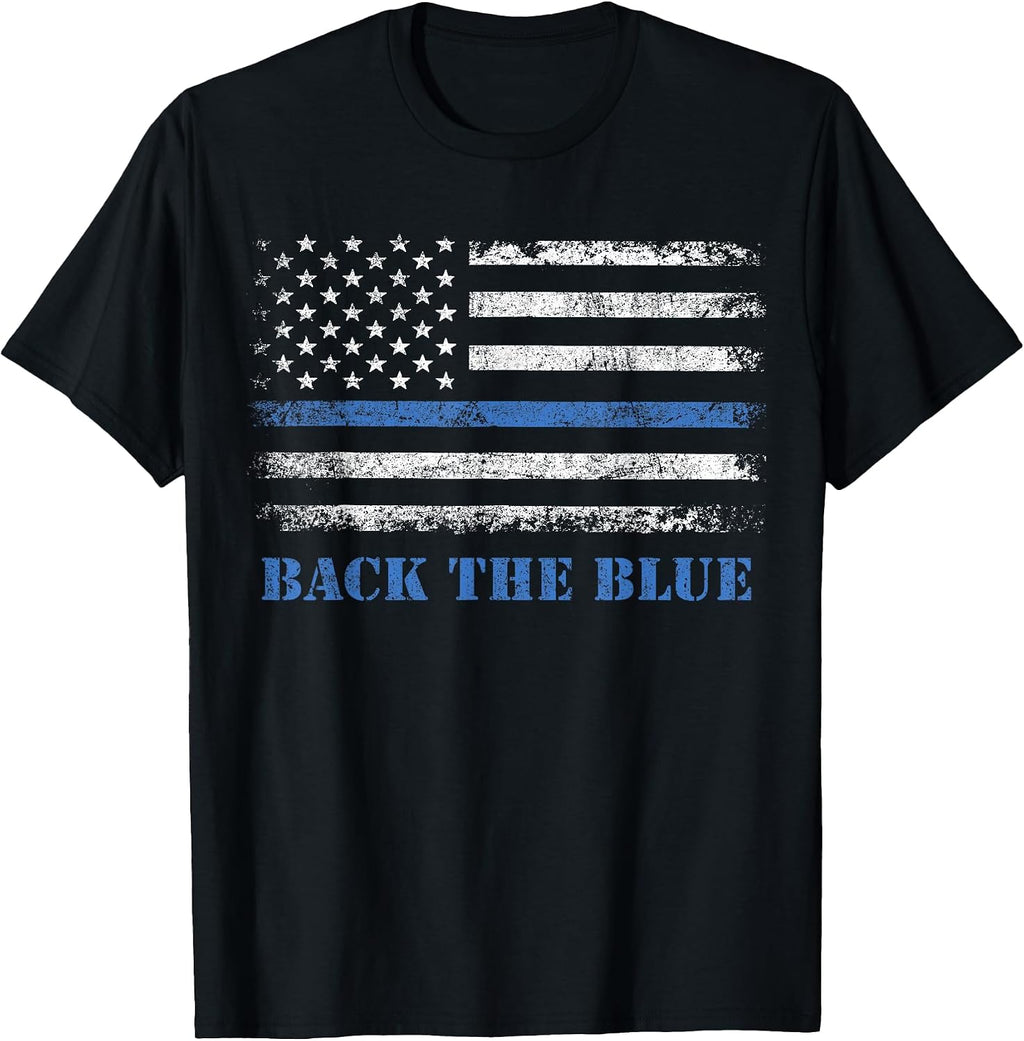 I Back the Blue American Flag co.