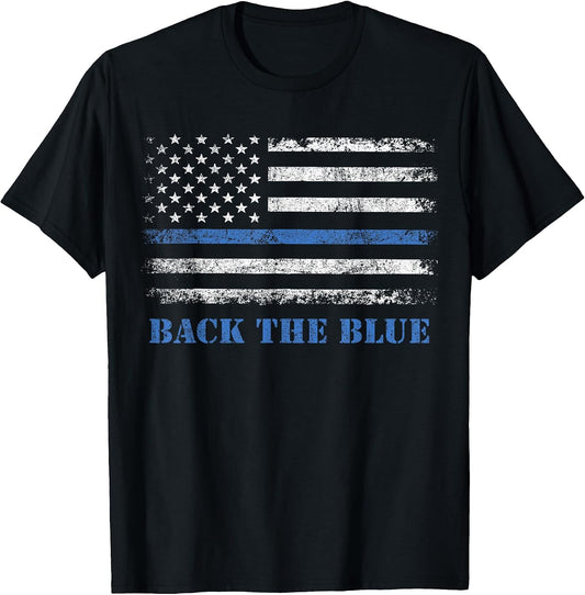 I Back the Blue American Flag co.