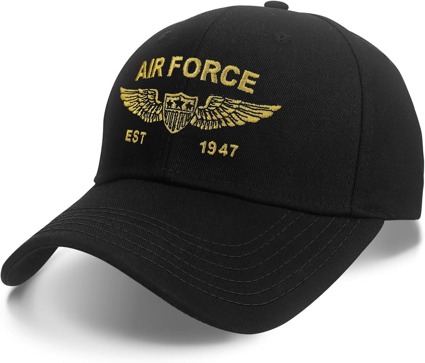 Air Force Hat for Men Husband Dad Comfortable Cotton Adjustable Warplane Air Force Veteran Gifts US Army Hat