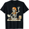 Skeleton DJ Halloween Music