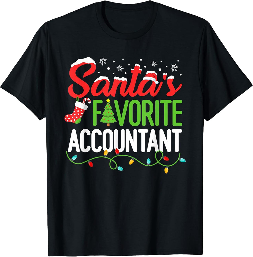 Funny Christmas Accountant Shirt Men Women Gift