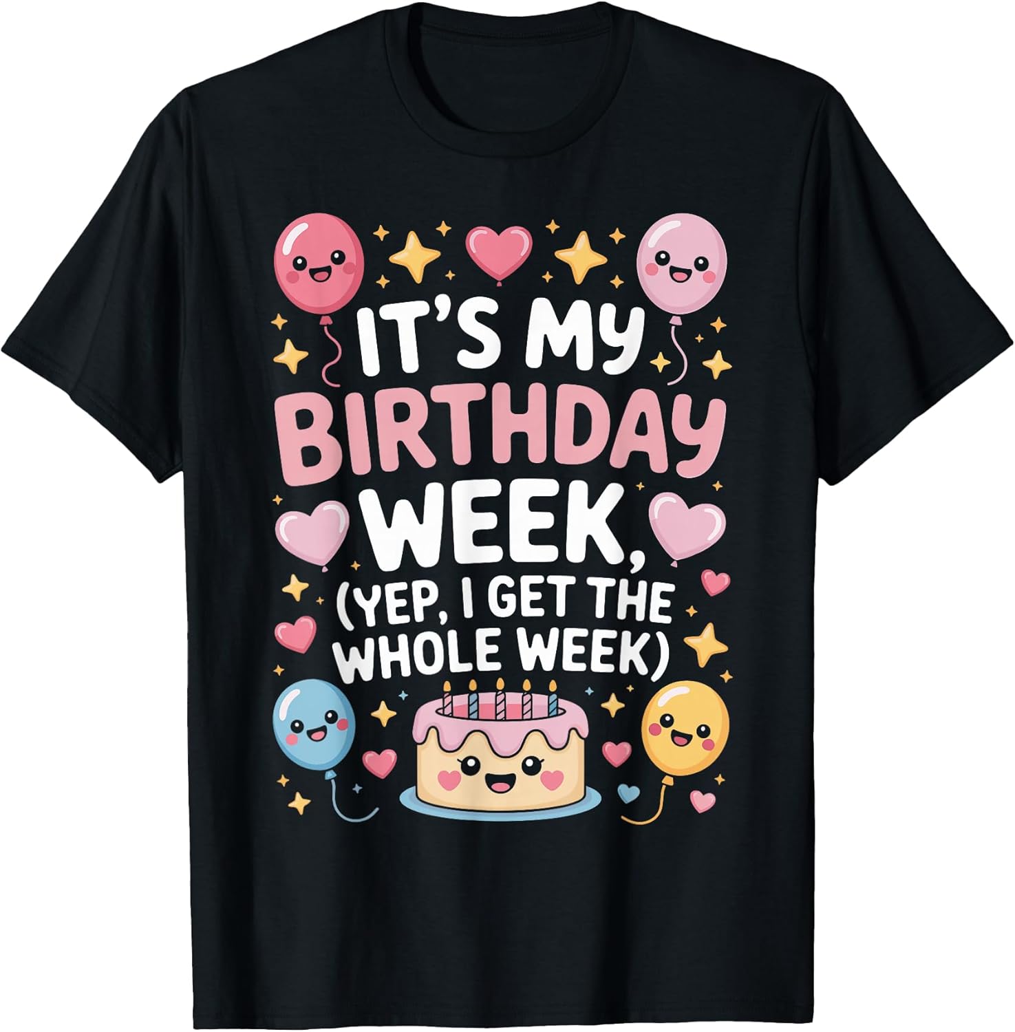 Funny It’s My Birthday Week Celebration Design
