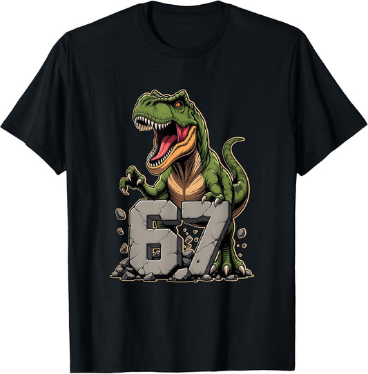 Vintage 67 T-Rex Meme Dinosaur Boys Men Outfits
