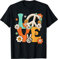 Tie Dye Peace Sign Hippy Love Tee Shirts Gifts