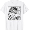 cat bite anime shirt