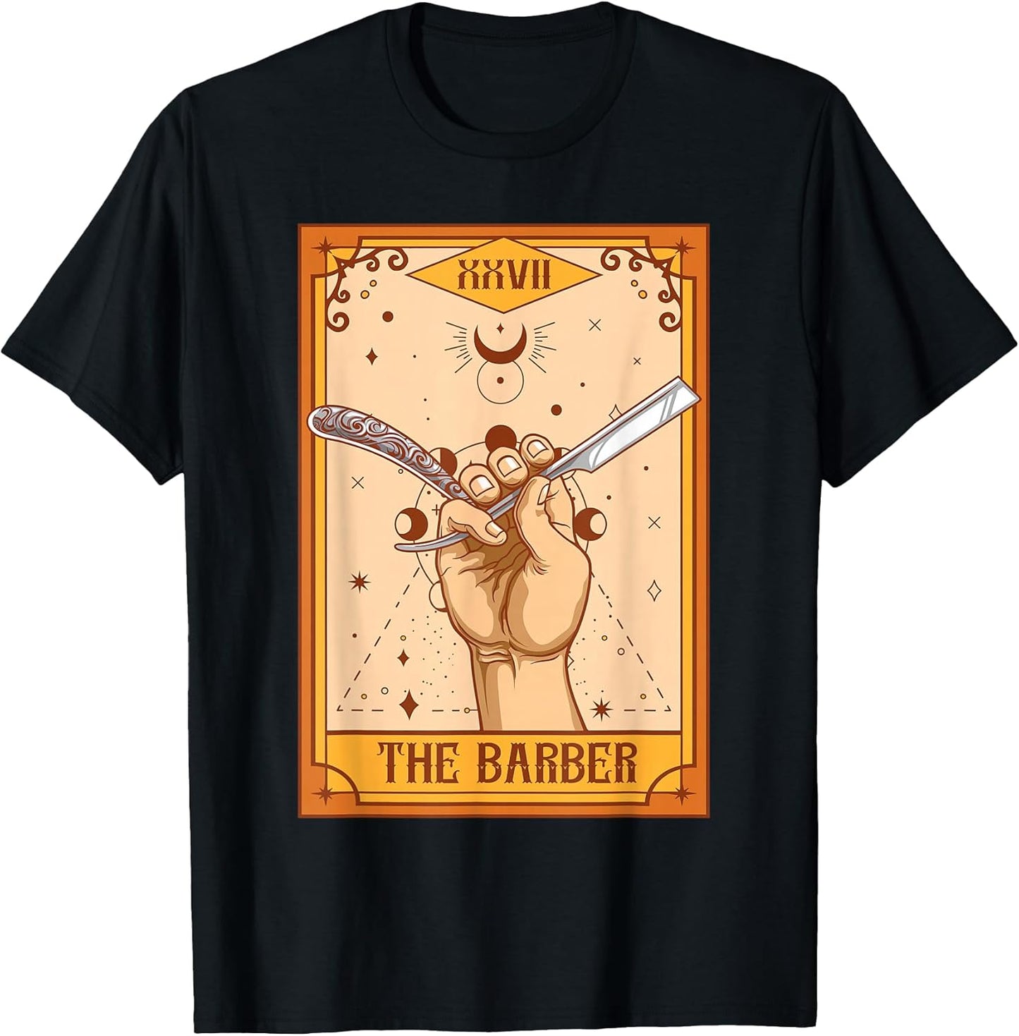 Funny Barber Shop The Barber Tarot Card