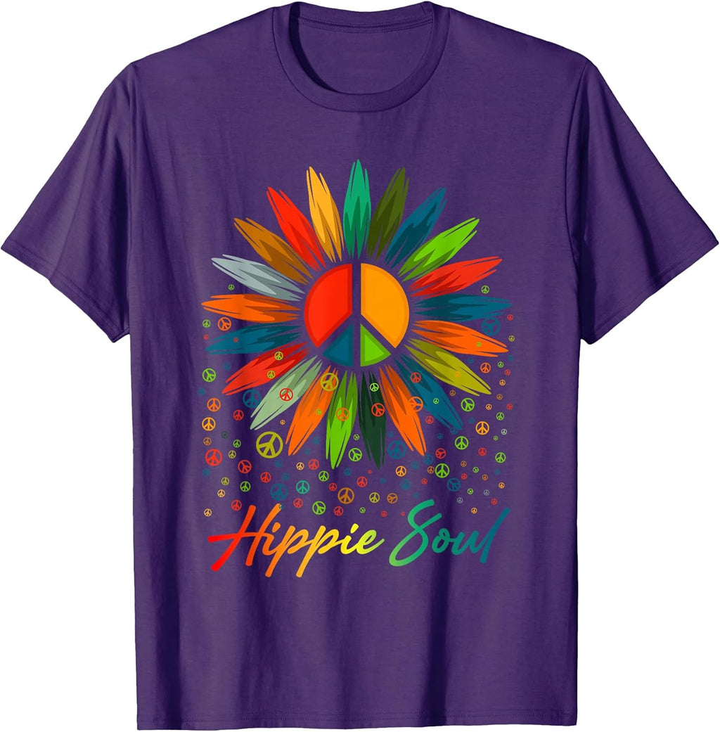 Cute Hippy Nostalgic Positive Love Gift Women Kids