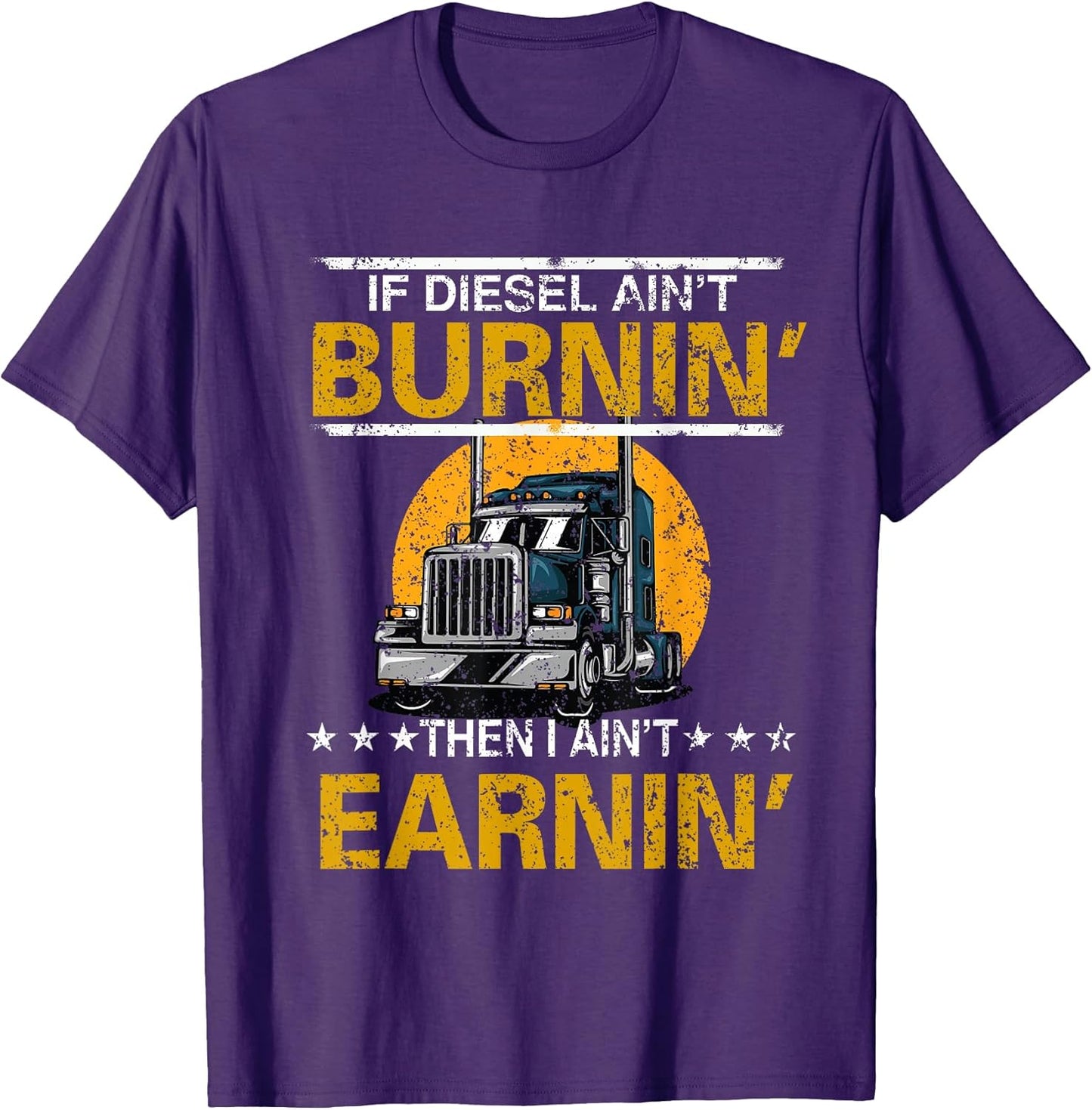 Trucking Semi Big Rig Truck Driver Dad Apparel