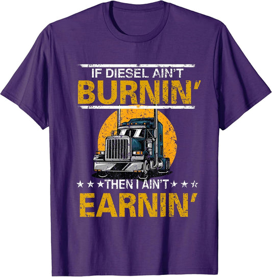 Trucking Semi Big Rig Truck Driver Dad Apparel