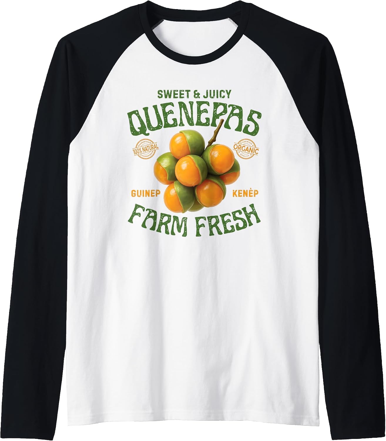 Puerto Rican Quenepas Retro Farm Fresh Merch.