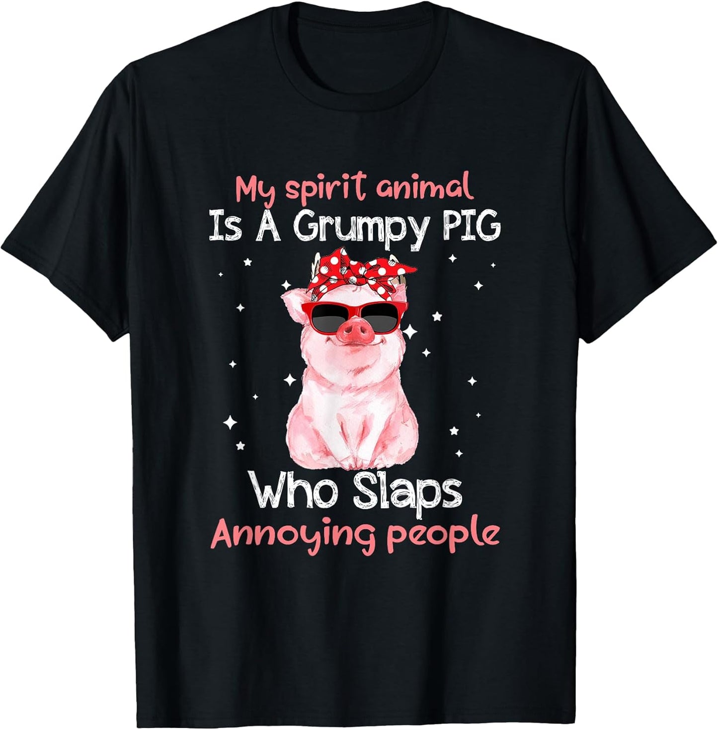 My Spirit Animal Is Grumpy Pig Gifts Tee