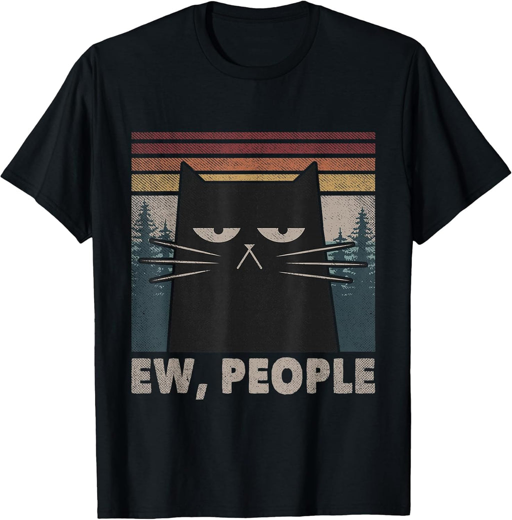 Funny Cat Gifts Introvert Stuff Humor Merch Nerds