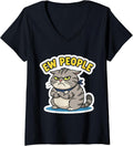 Ew People Funny Cat Introvert Anti Social Merch