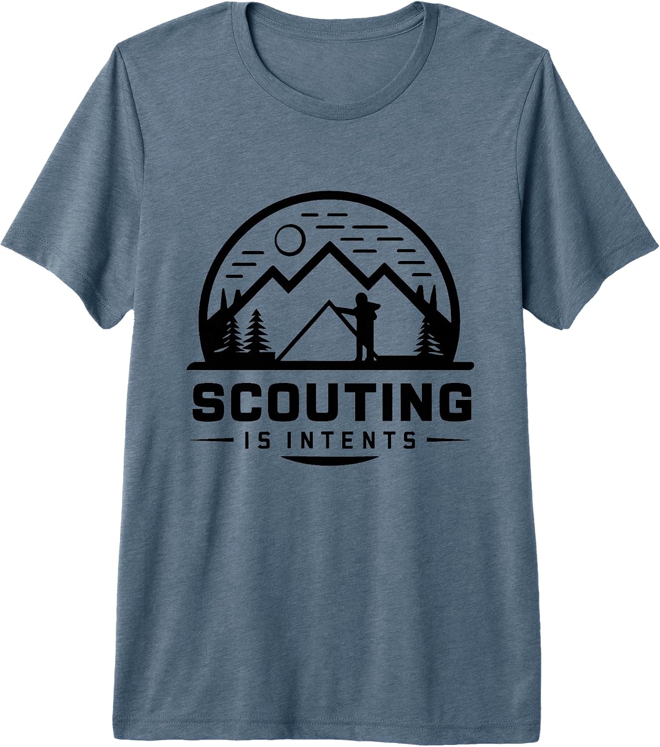 Hiking Scout Funny Camping Outdoor Apparel