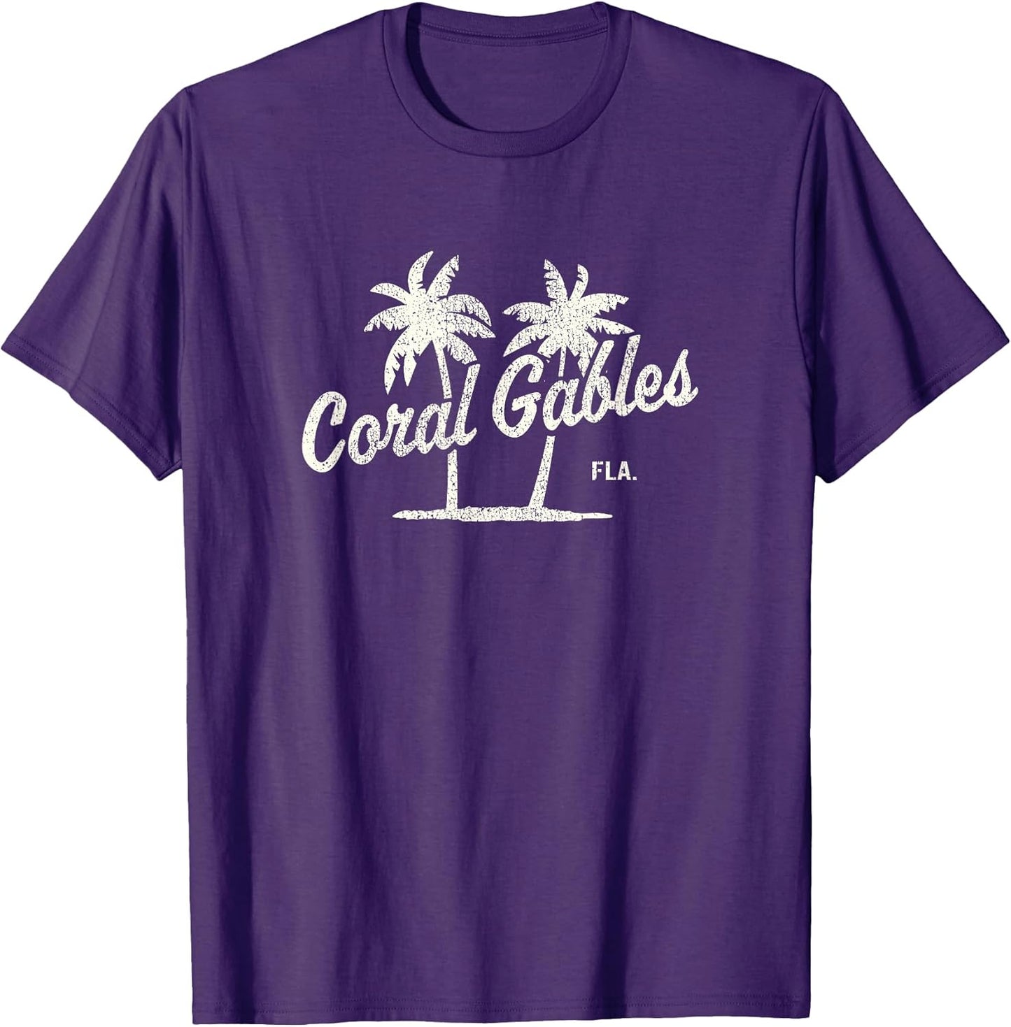 Retro Coral Gables FL T-Shirts & Tees