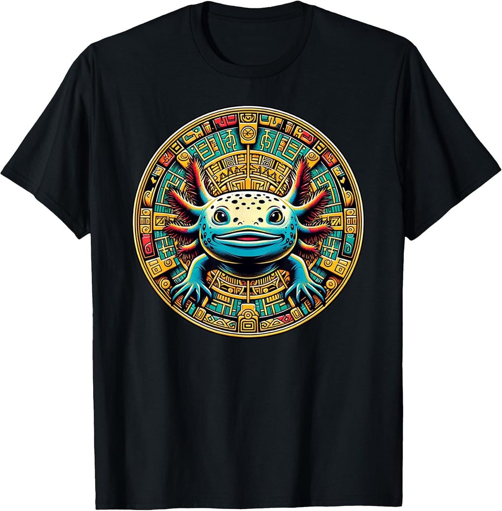 Cute Mayan Calendar and Aztec Axolotls Apparel