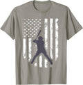 Distressed American Flag Cool Men Women Boy Girl Baseball T-Shirt