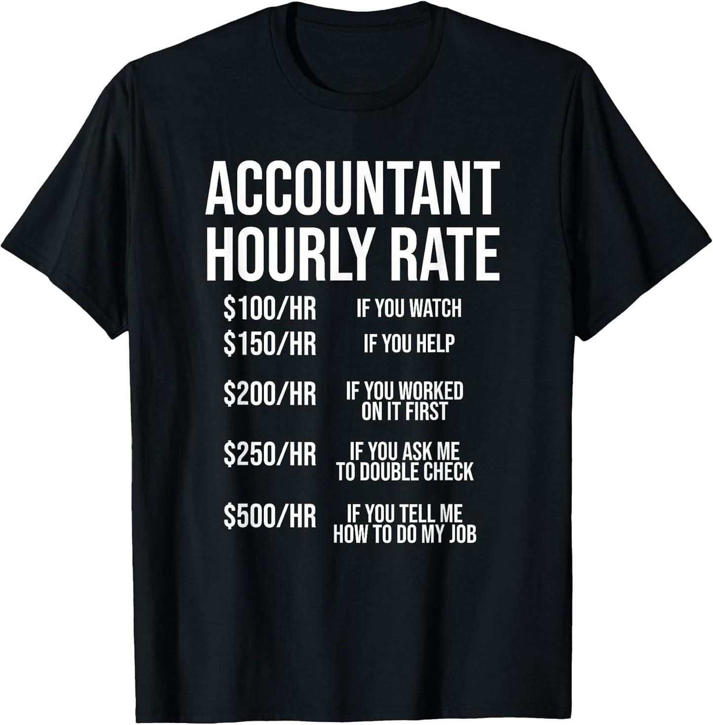 Funny Accountant Hourly Rate Accounting