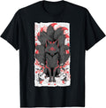 Japanese Nine-Tailed Fox Kitsune Anime Mythology Art T-Shirt