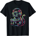 Funny Gamer Cat Graphic Clothes Teen Boy Girl