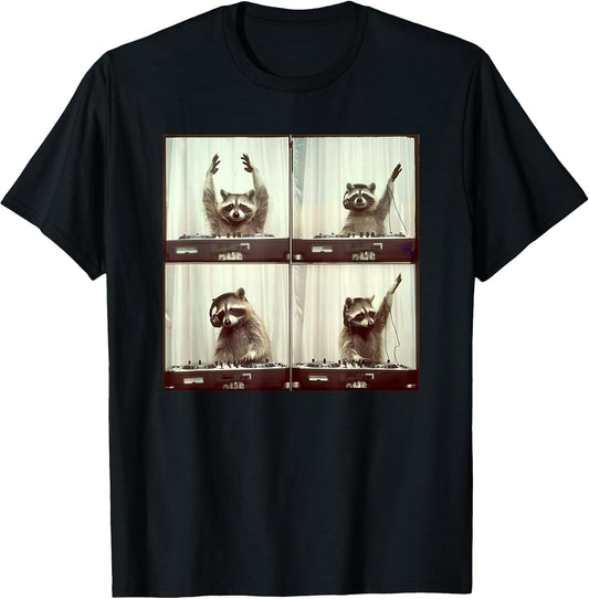 Rave DJ Animal With Headphones Music Tee Men Women