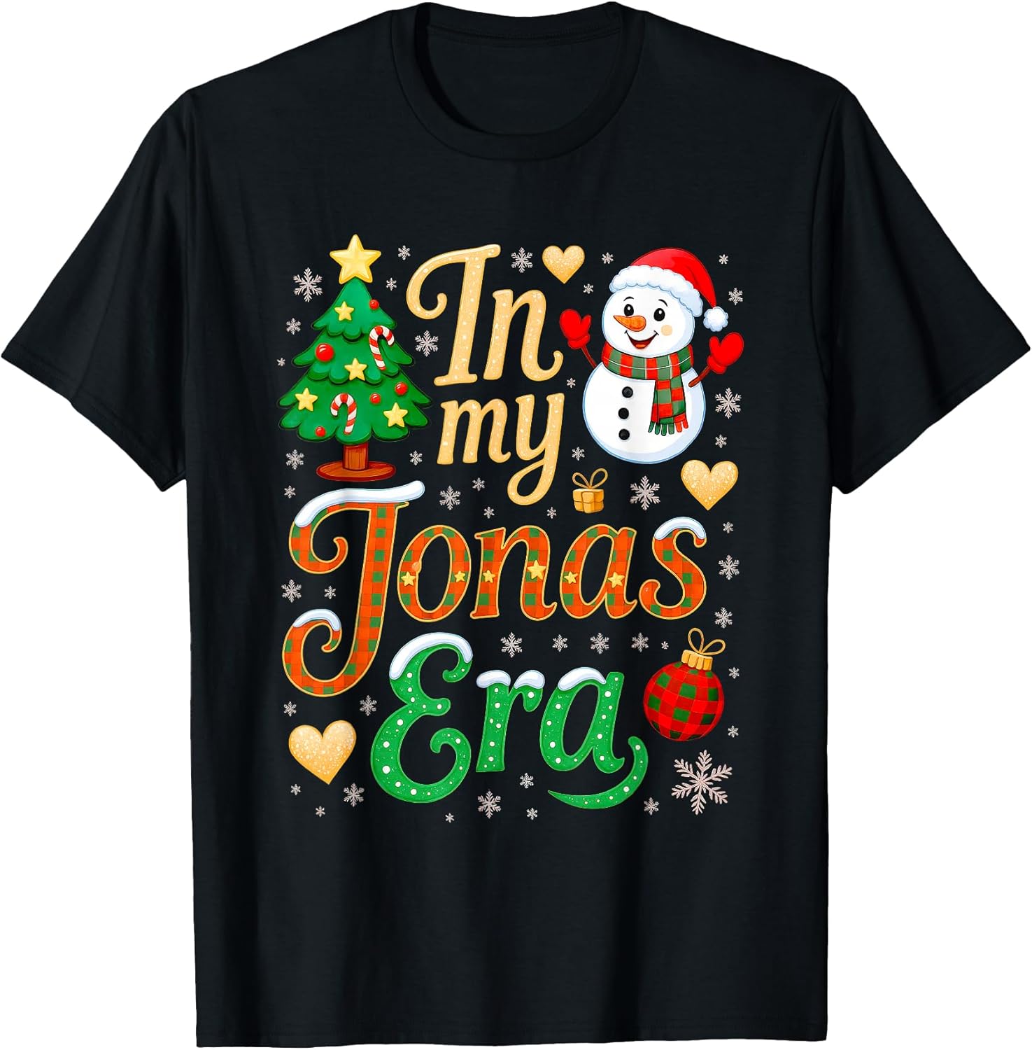Funny Jonas First Name Personalized Xmas Apparel