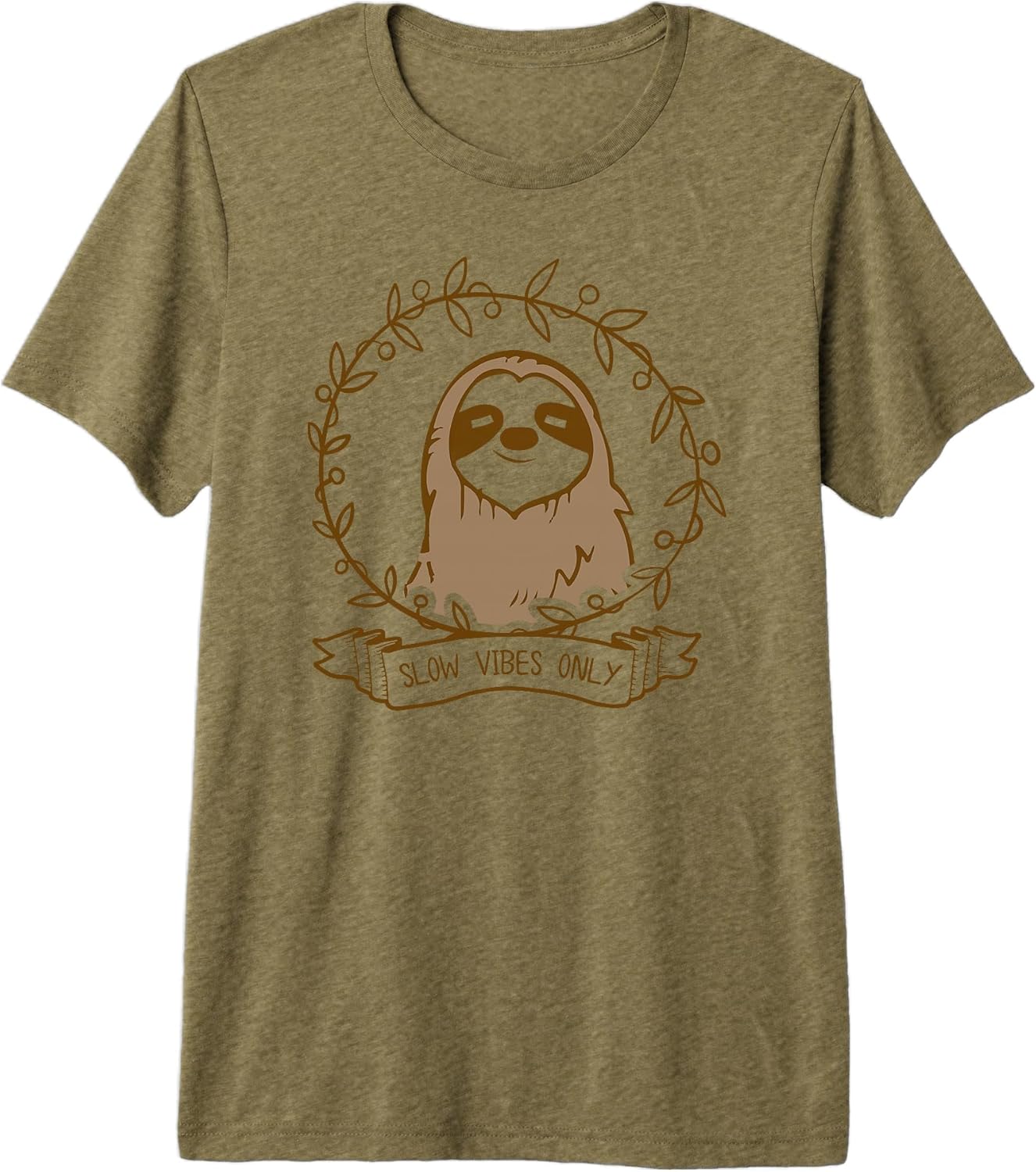 Slow Vibes Only Shirt Sloth Yoga Meditation Gift