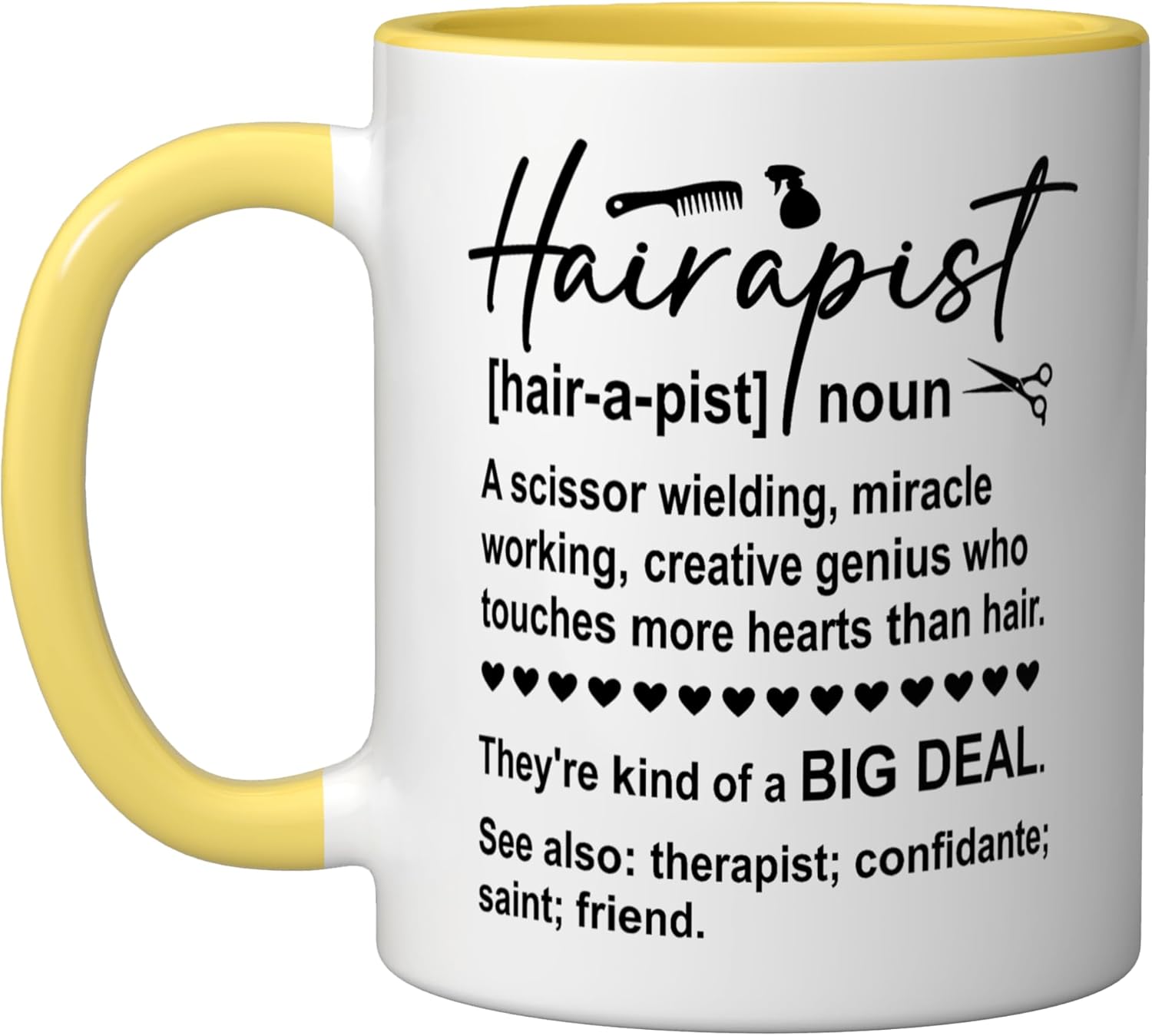 Tumbler Hair Stylist Shirts Hairapist Coffee Mug
