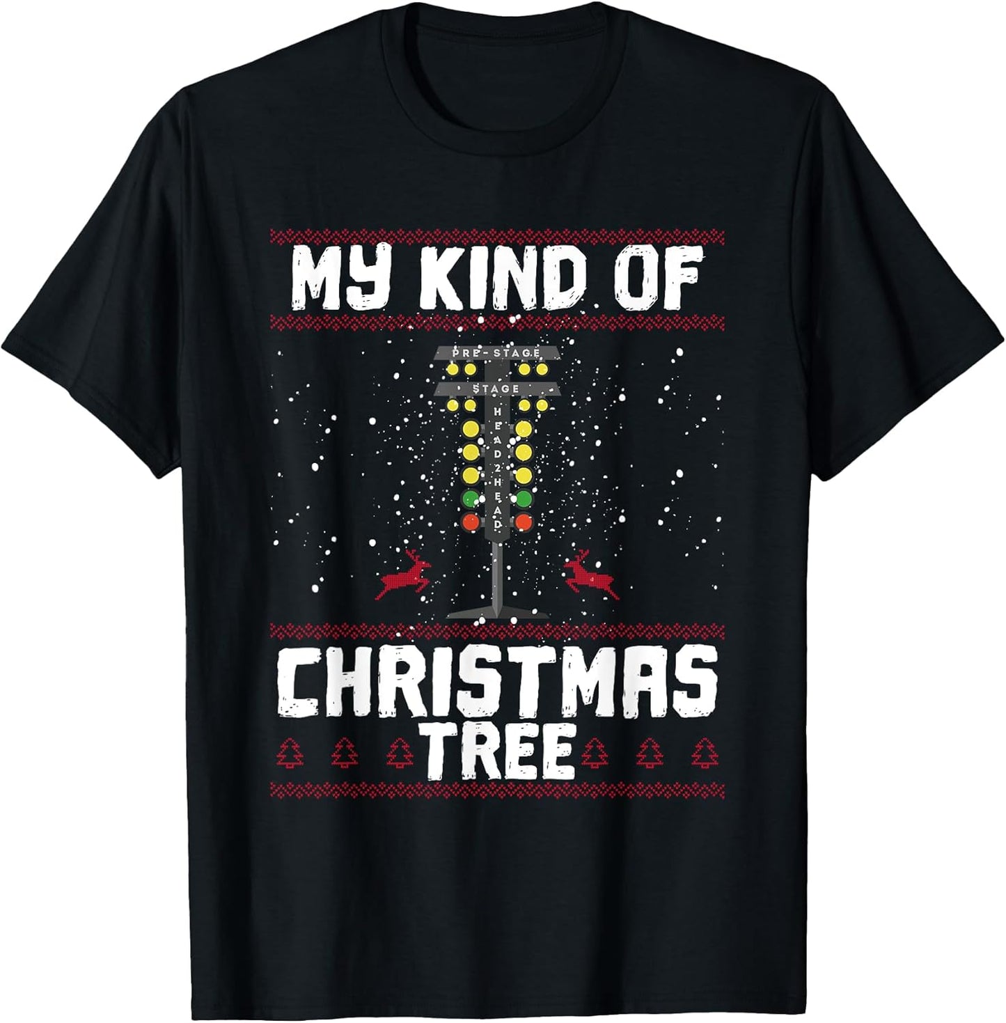 Christmas Tree Drag Racing Racer Gift