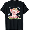 Colorful Pig Art I Cartoon Pig