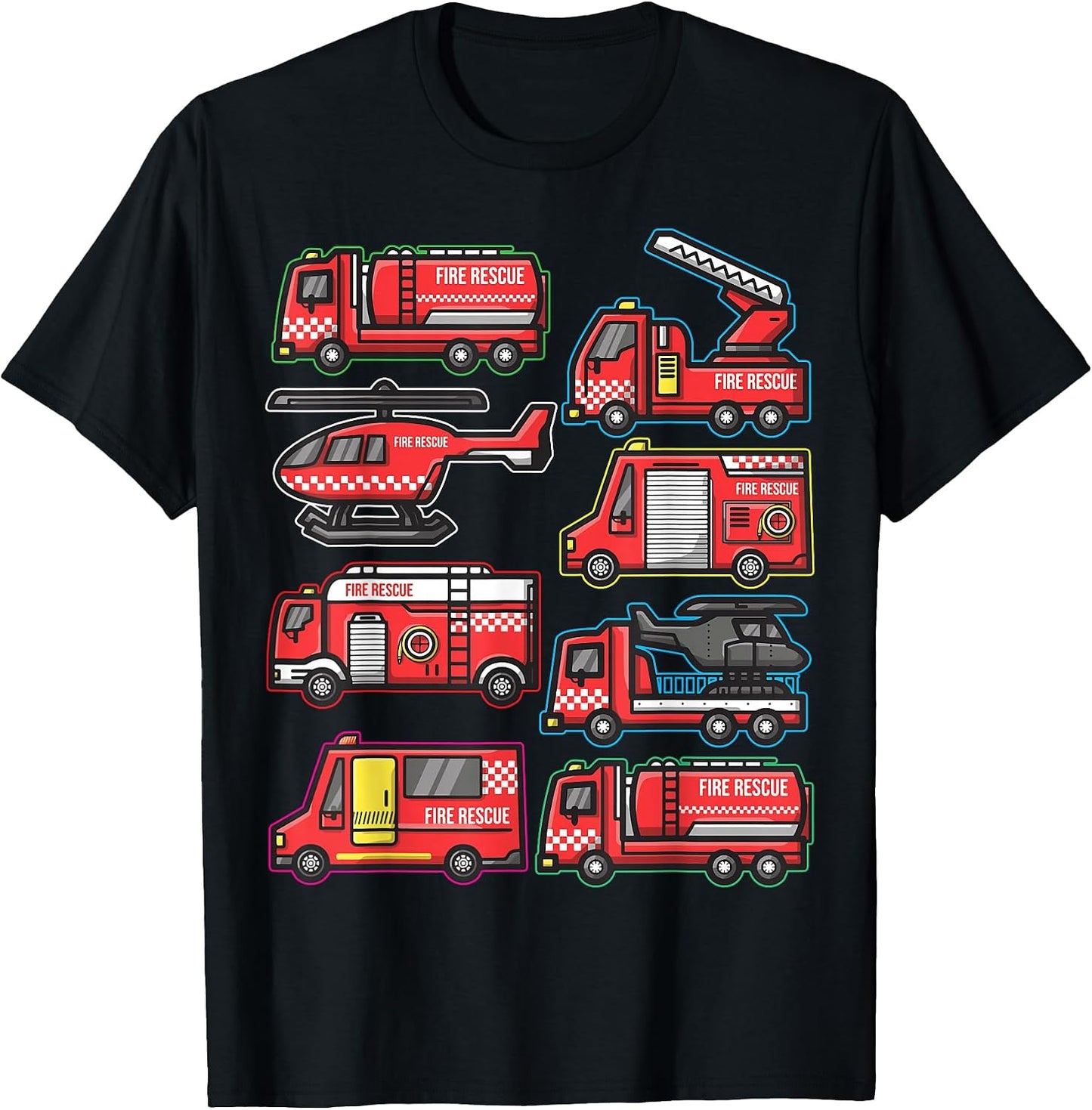 Types of Fire Truck Boy Toddler Kids Firefighter