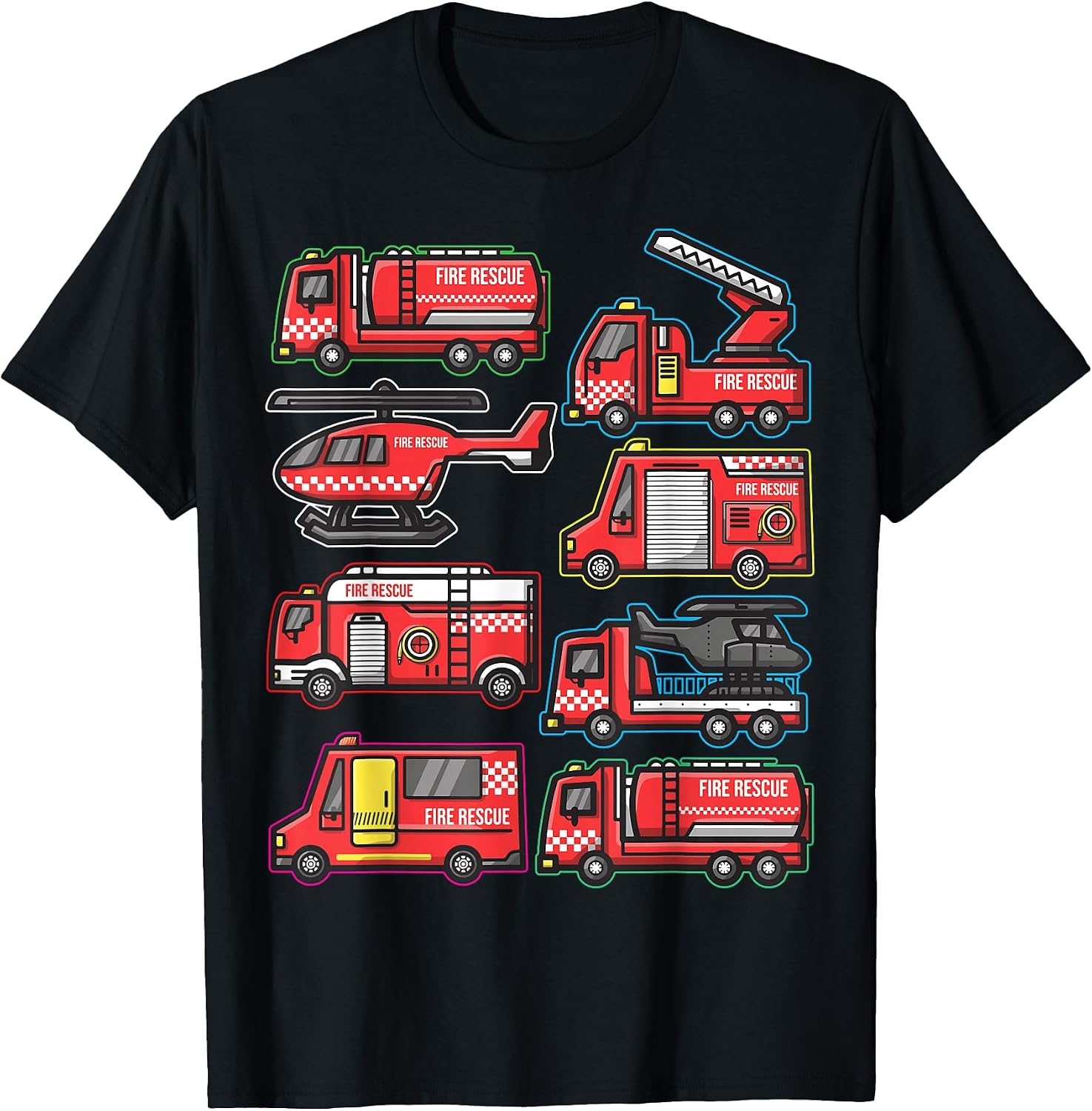 Types of Fire Truck Boy Toddler Kids Firefighter