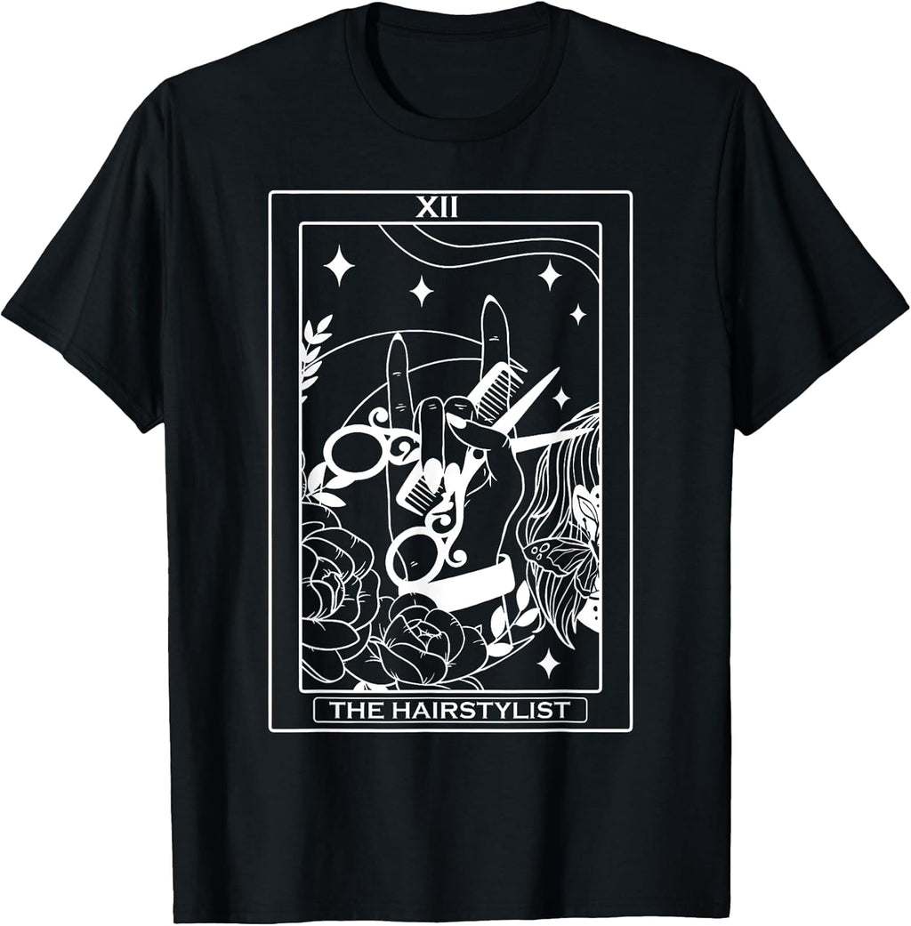 Funny Skeleton Tarot Card Hairdresser Costume