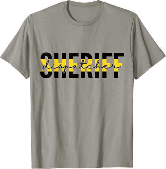 Proud 911 Dispatcher Thin Gold Line Gifts