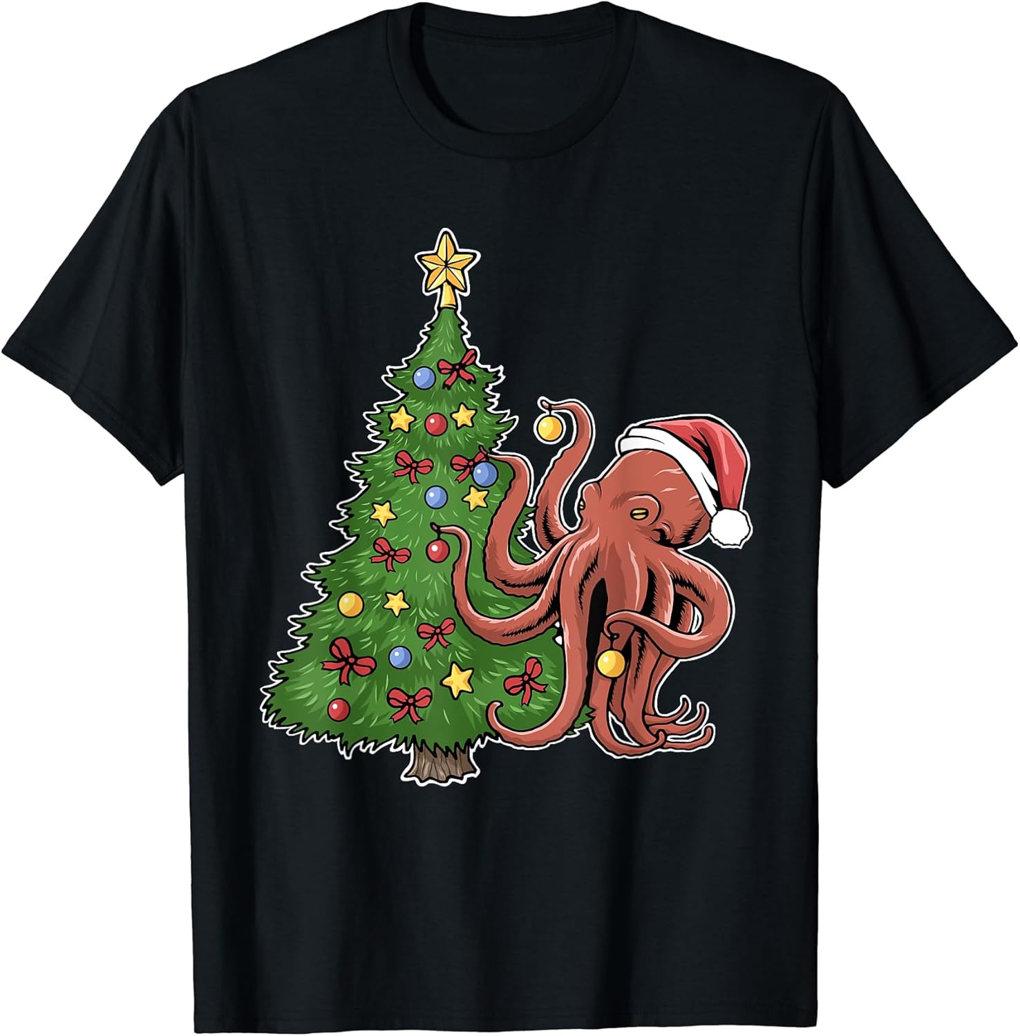 Christmas Octopus Clothing