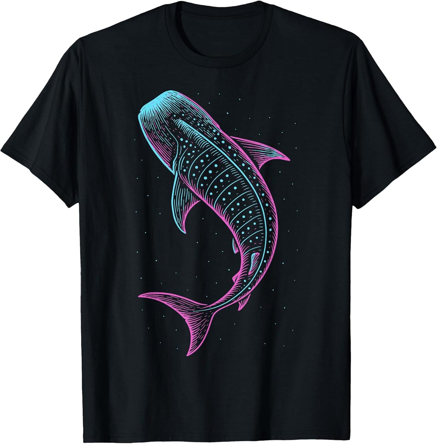 Whale Shark Line Art Diving Scuba Diver