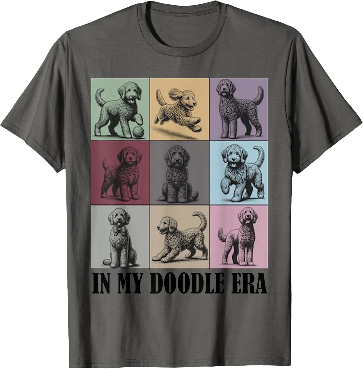 Funny Dog Lovers Quote in My Golden Doodle Era Cool Women T-Shirt