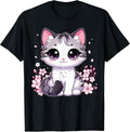 Cherry Blossom Kawaii Cat