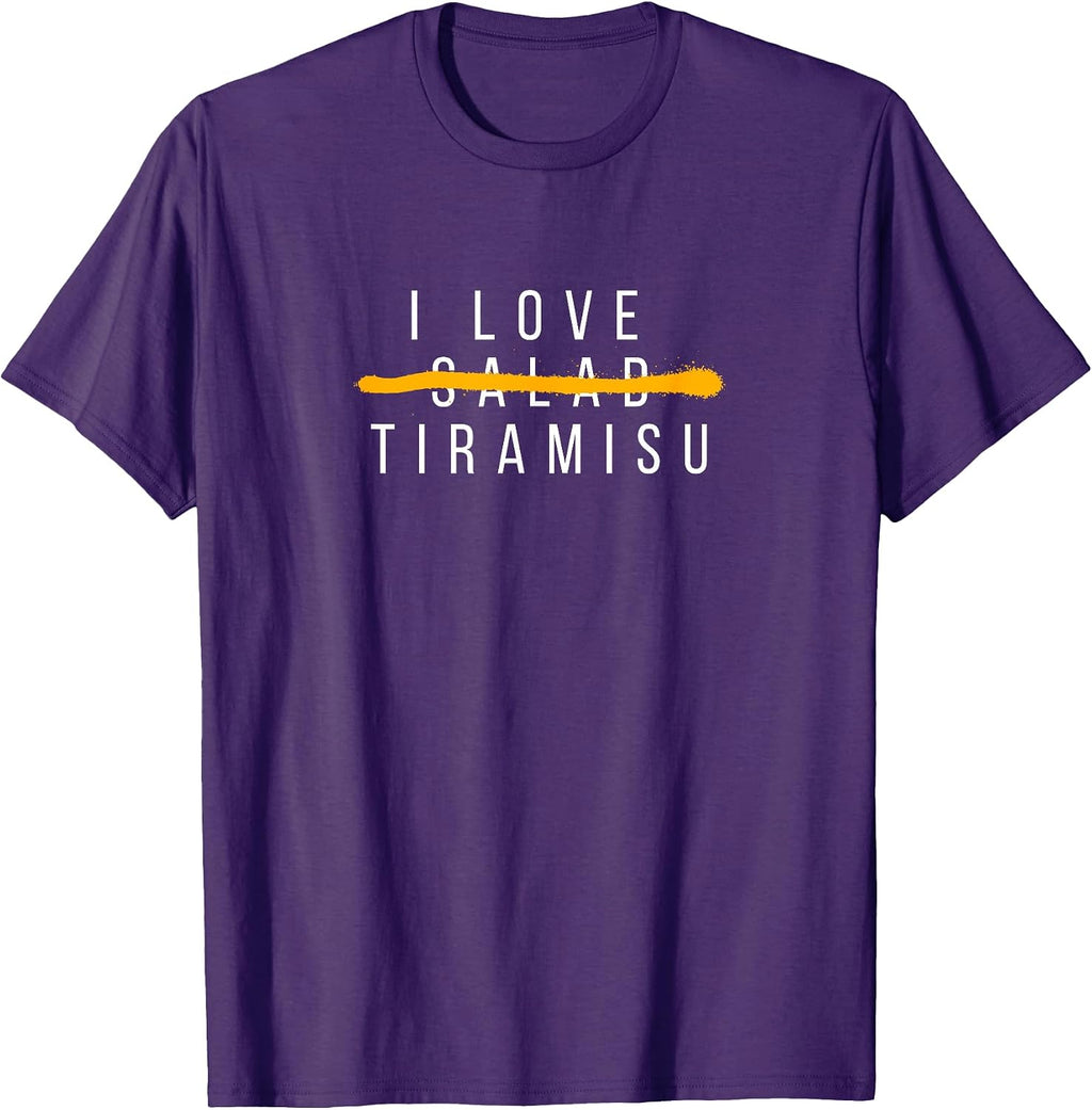 Loves Tiramisu Funny Text Merch