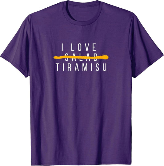Loves Tiramisu Funny Text Merch