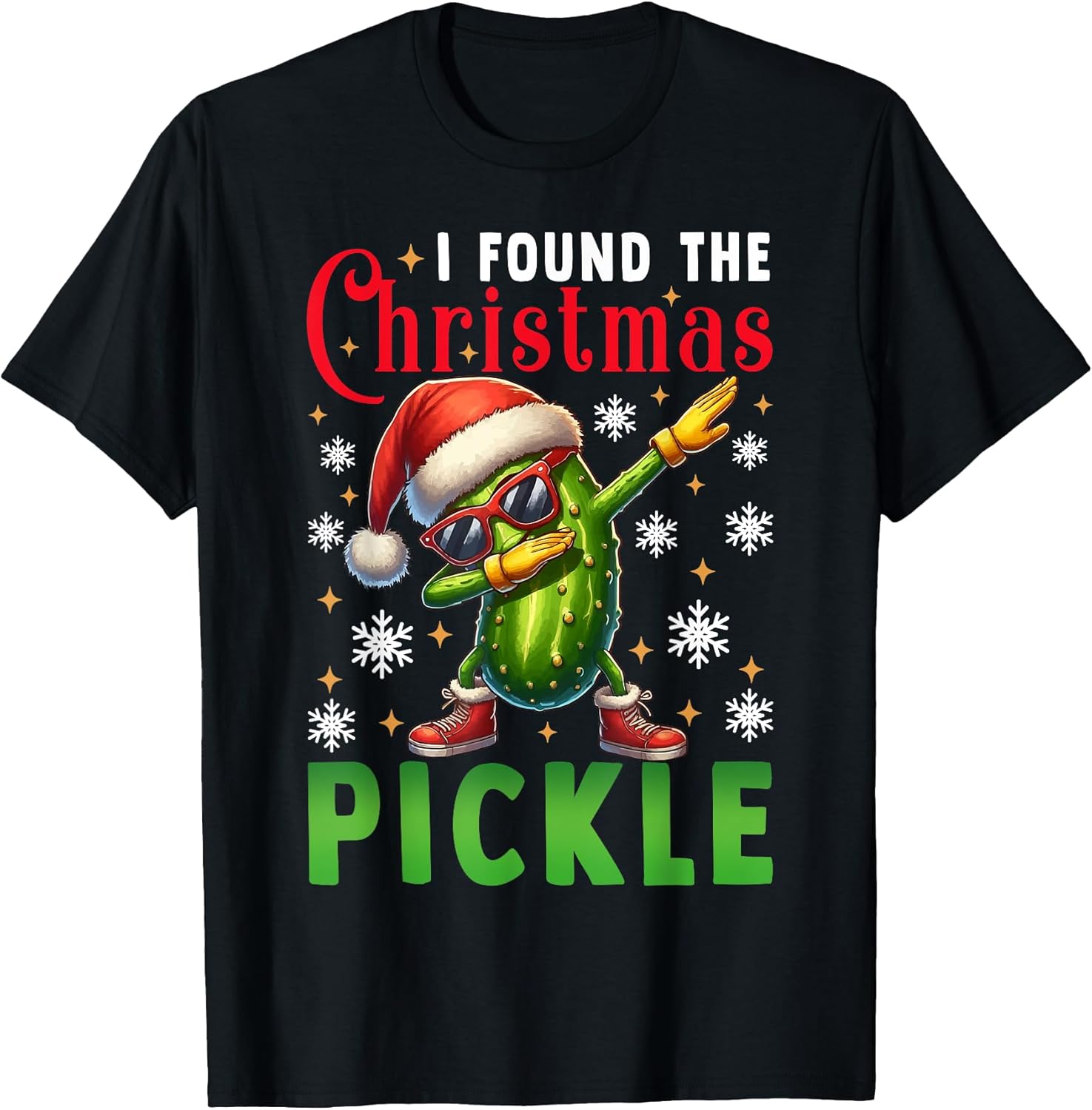 Pickle Santa Hat Christmas Pajamas