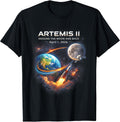 Artemis II Rocket Space Launch Back to The Moon Mission 2026 T-Shirt