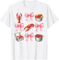 Funny Bow Cute Coquette Crawfish Boil Y2K Girl Aesthetic T-Shirt