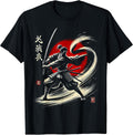 Japanese Warrior Samurai Ninja Japan Men Women Kids T-Shirt
