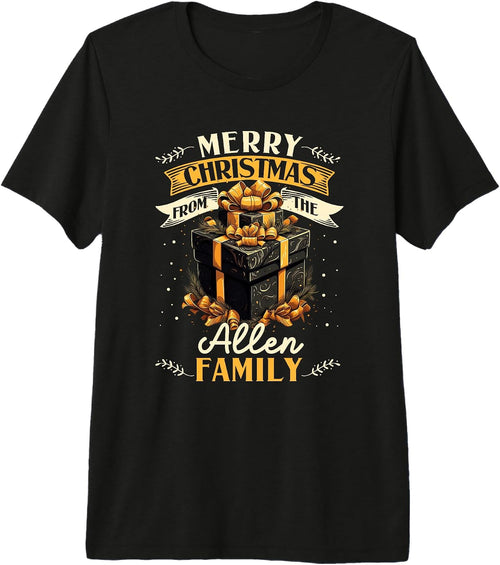 Allen Family Christmas Matching Shirt Xmas Gifts